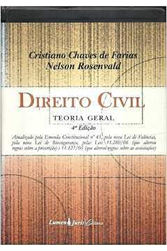 livro direito civil teoria geral cristiano chaves de f Books
