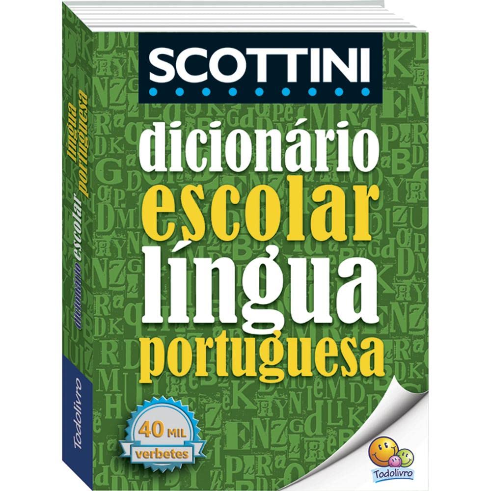 Dicionário Escolar da Língua Portuguesa Scottini (Em Portuguese do Brasil) Books