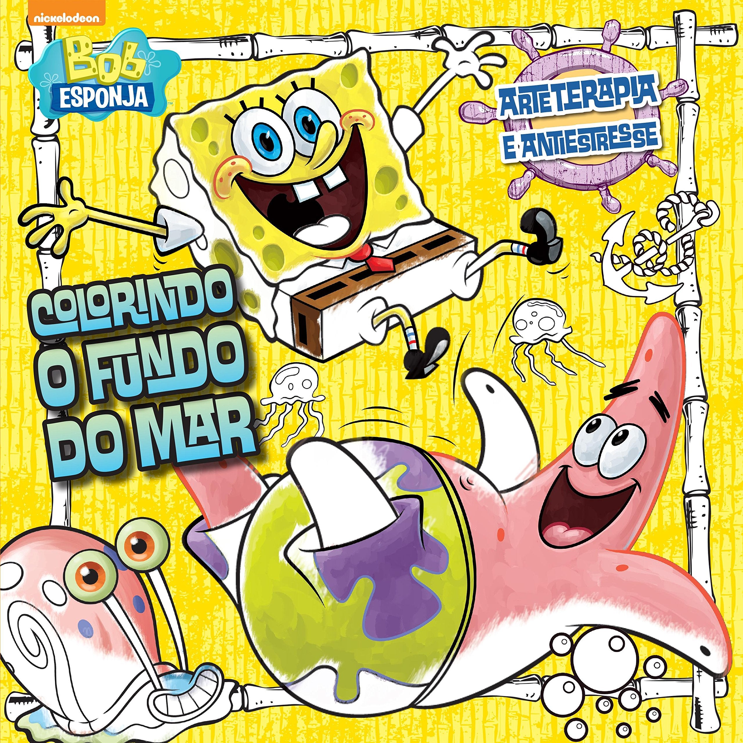 Bob Esponja. Colorindo o Fundo do Mar book