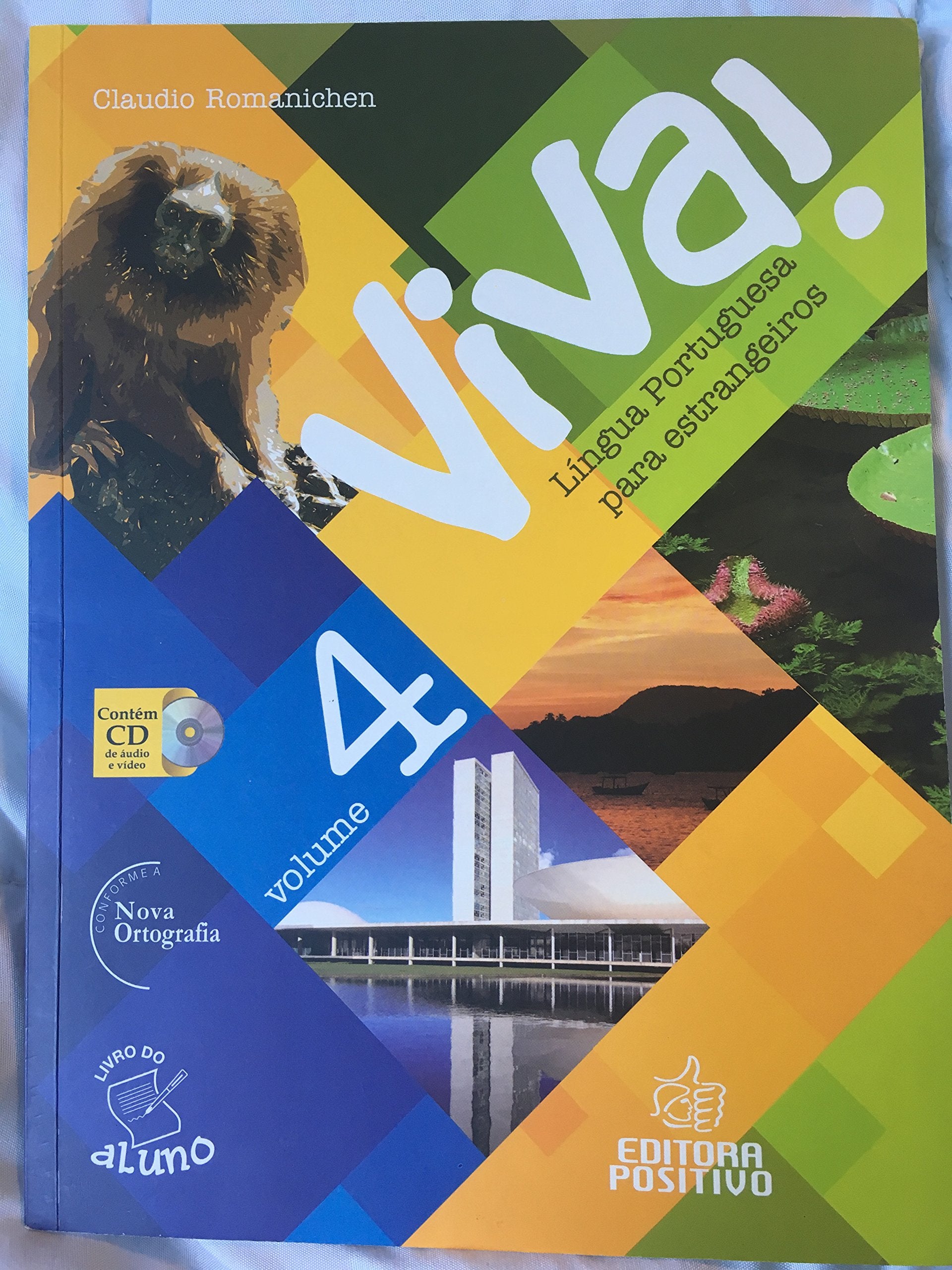 Viva! volume 4 (Buch + CD), Língua Portuguesa para estrangeiros, nova ortografia (Viva!) Books