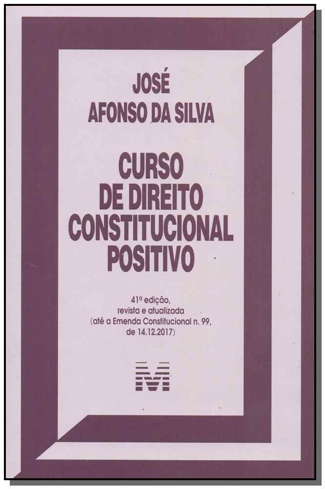 Curso De Direito Constitucional Positivo Books