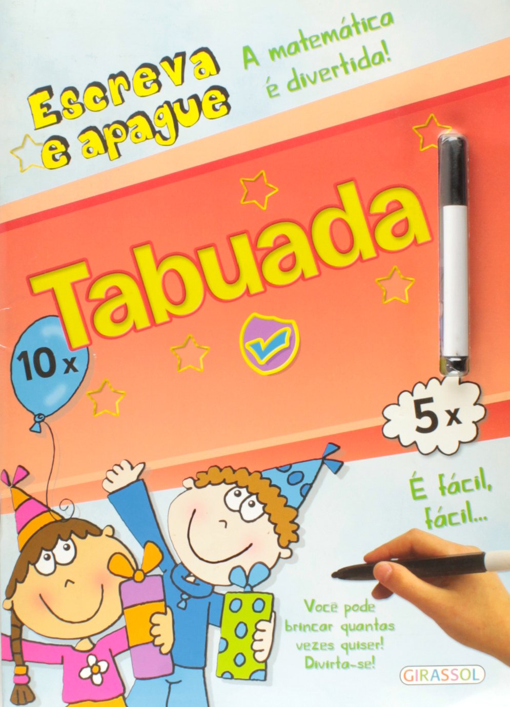 Escreva E Apague. Tabuada (+ Caneta) (Em Portuguese do Brasil) Books