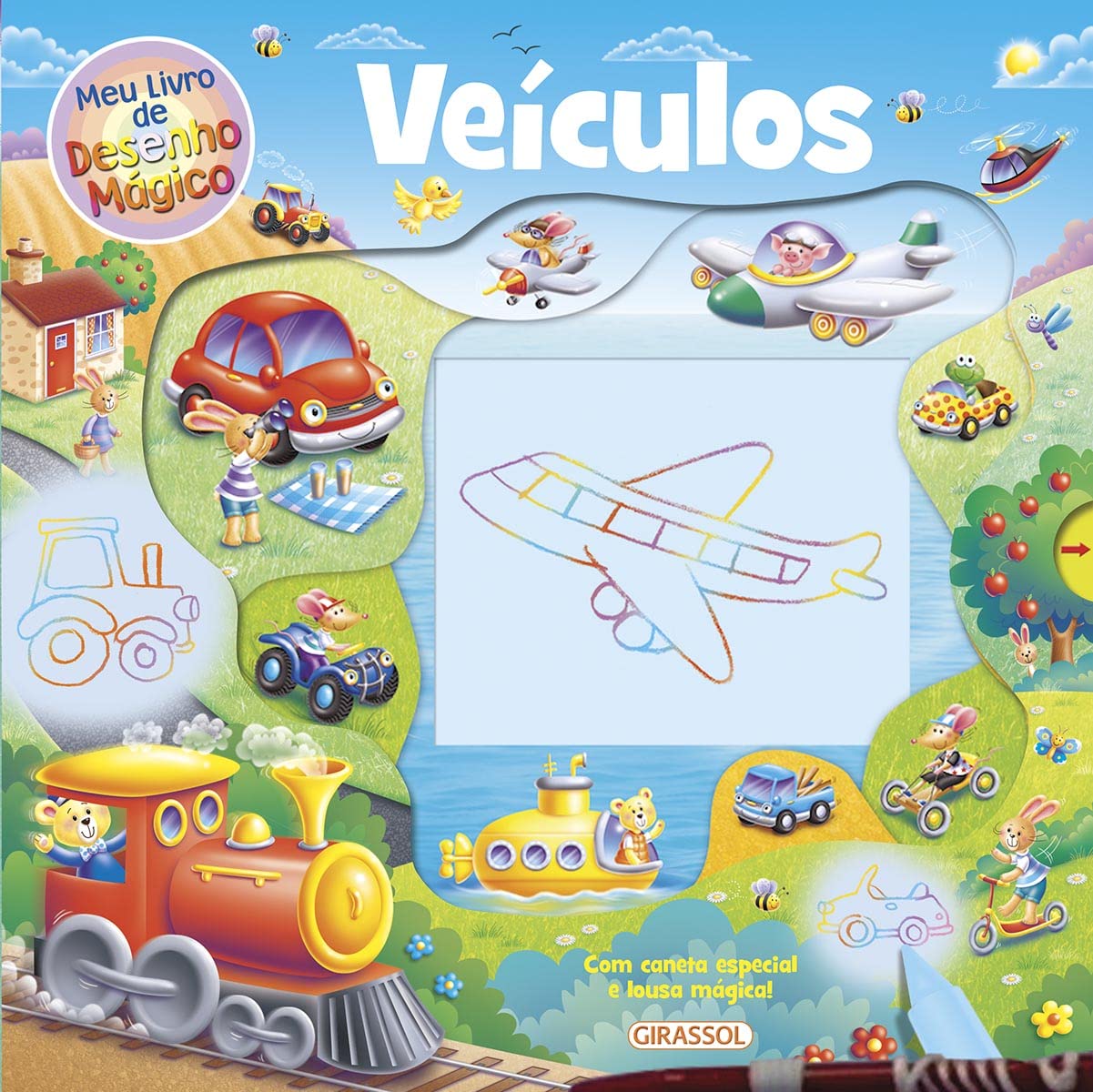 Meu Livro de Desenho Mágico. Veículos Books
