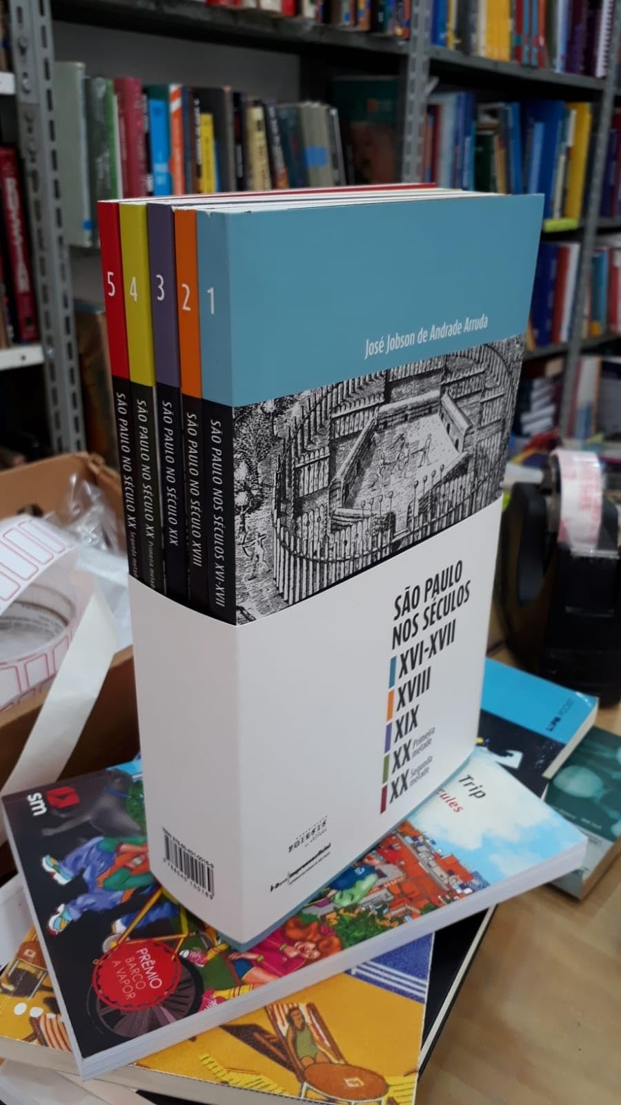 História Geral do Estado de São Paulo - 5 Volumes (Em Portuguese do Brasil) Books