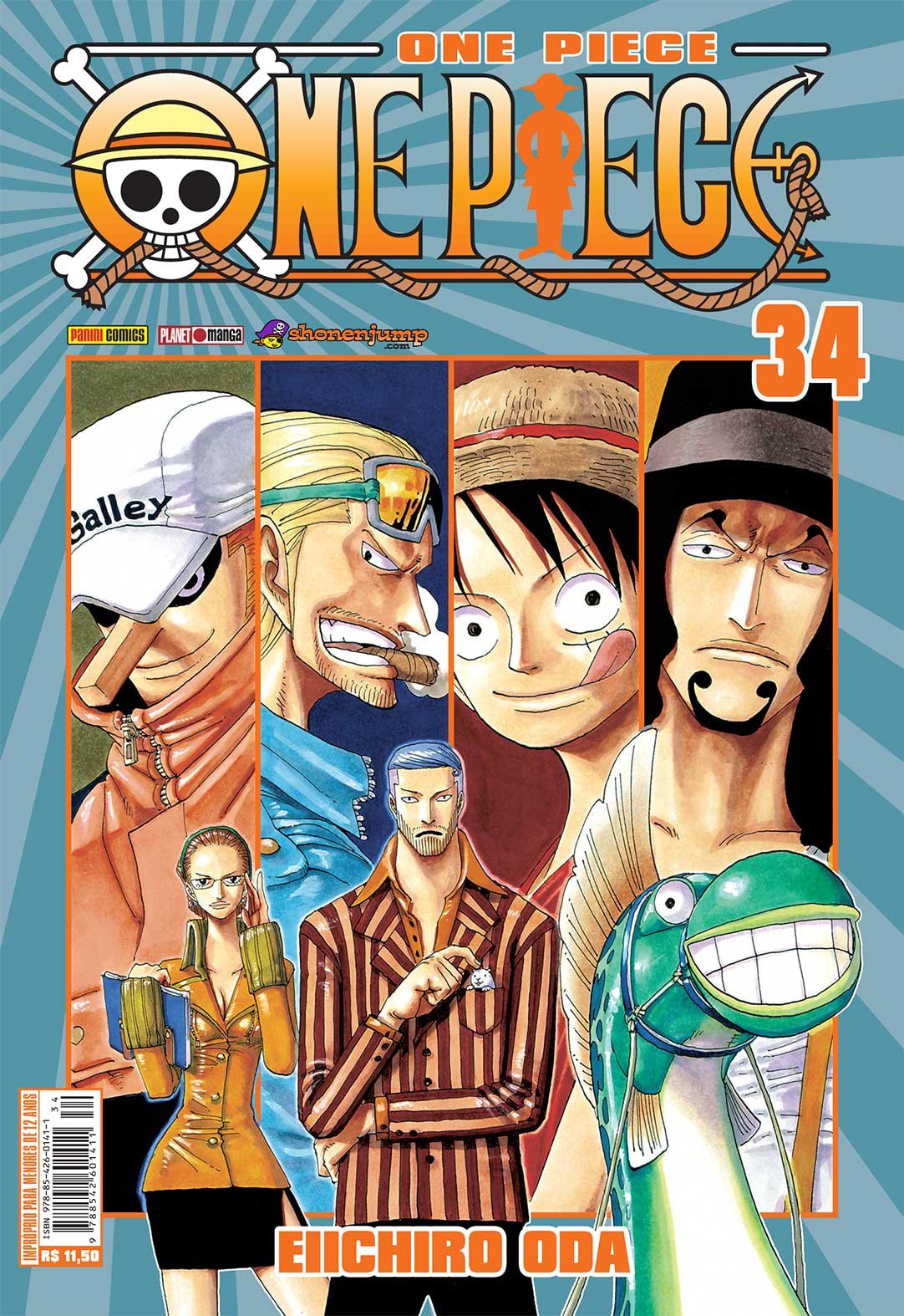 One Piece - Volume 34 (Em Portuguese do Brasil) Manga