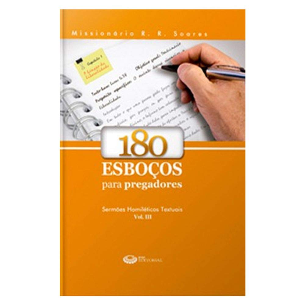 livro esbocos para pregadores vol 3 capa dura Books