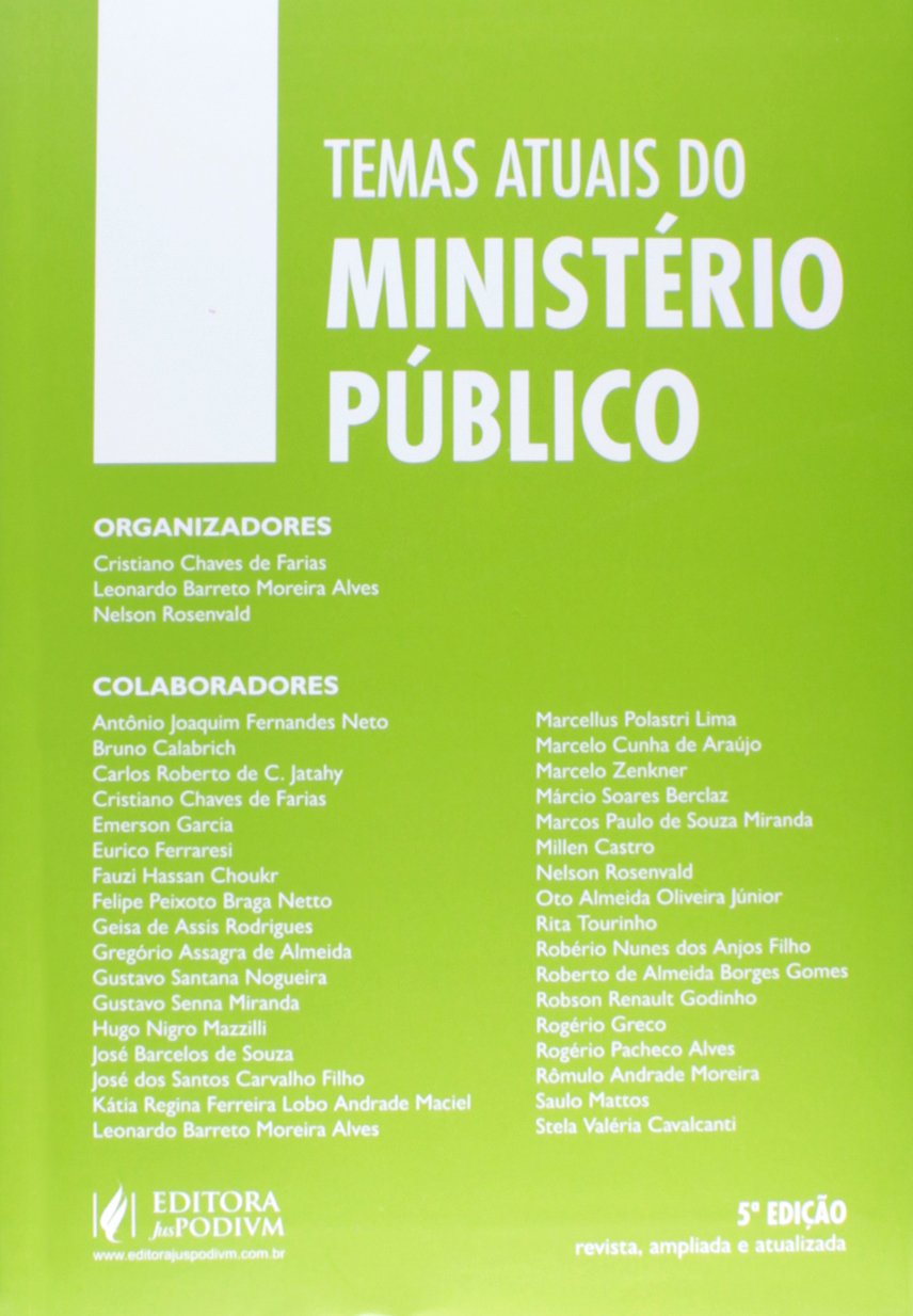 Temas Atuais Do Ministério Público - 5ª Ed. 2014 Books