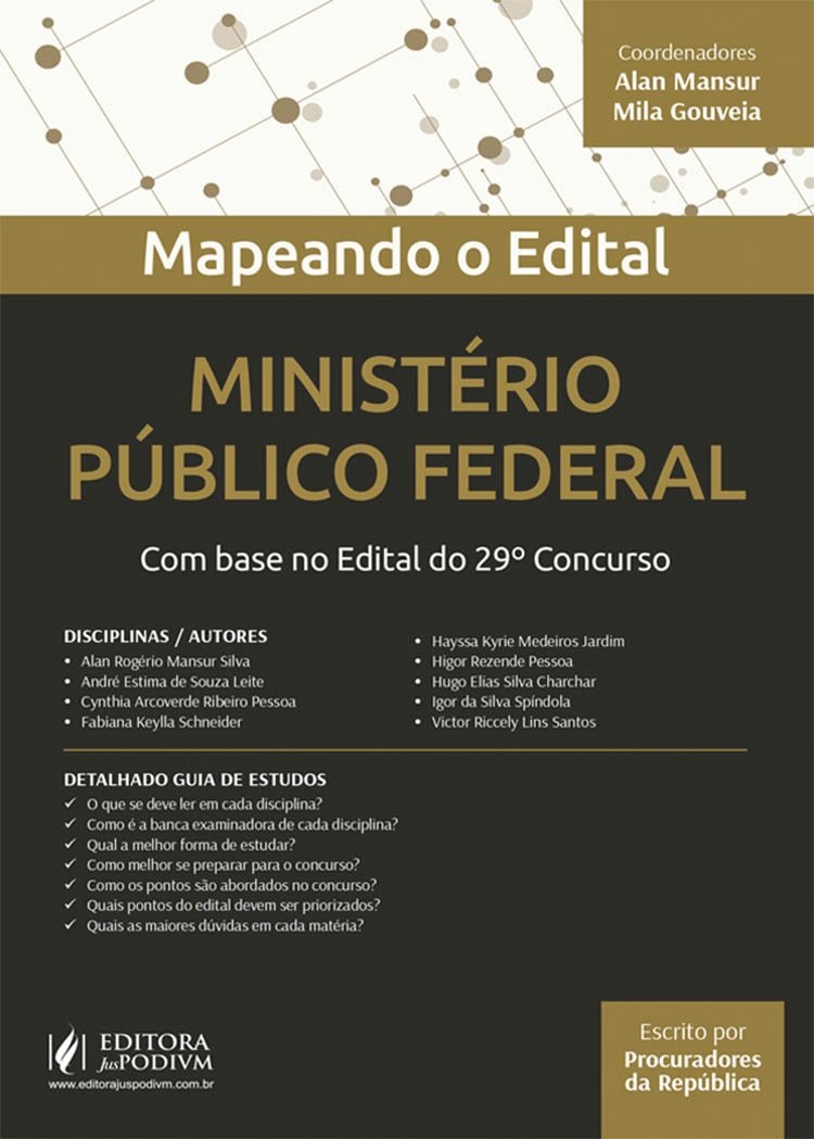 Mapeando Edital MPF. Com Base no Edital do 29º Concurso (Em Portuguese do Brasil) Books