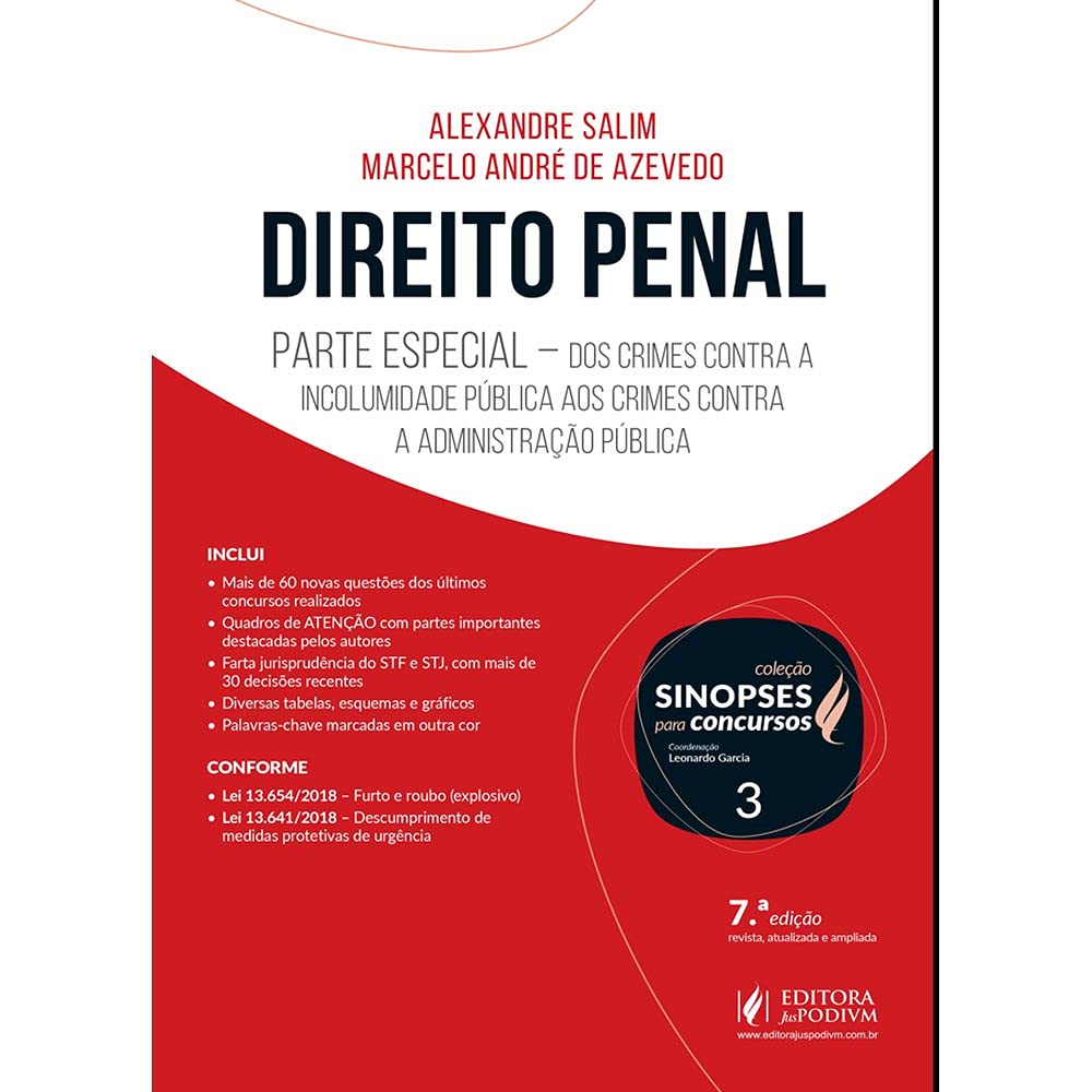 Direito Penal: Parte Especial - Dos Crimes Contra a Incolumidade Pública aos Crimes Contra a Administração Pública Books
