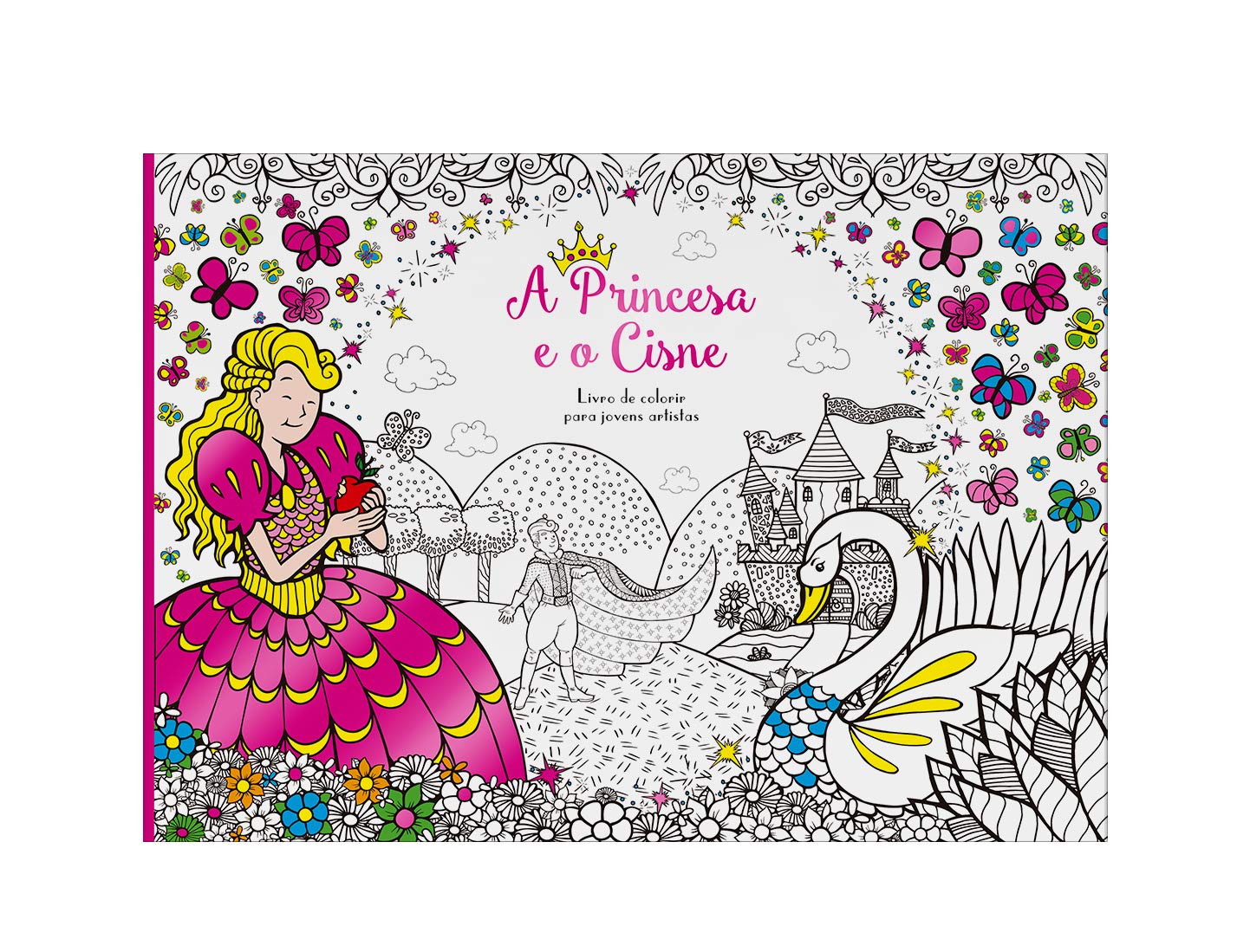 A Princesa e o Cisne - Livro de Colorir Para Jovens Artistas (Em Portuguese do Brasil) book