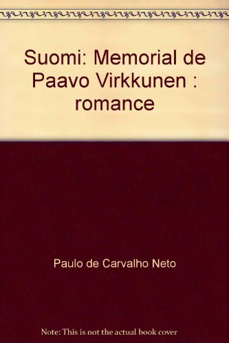 Suomi: Memorial de Paavo Virkkunen : romance Books
