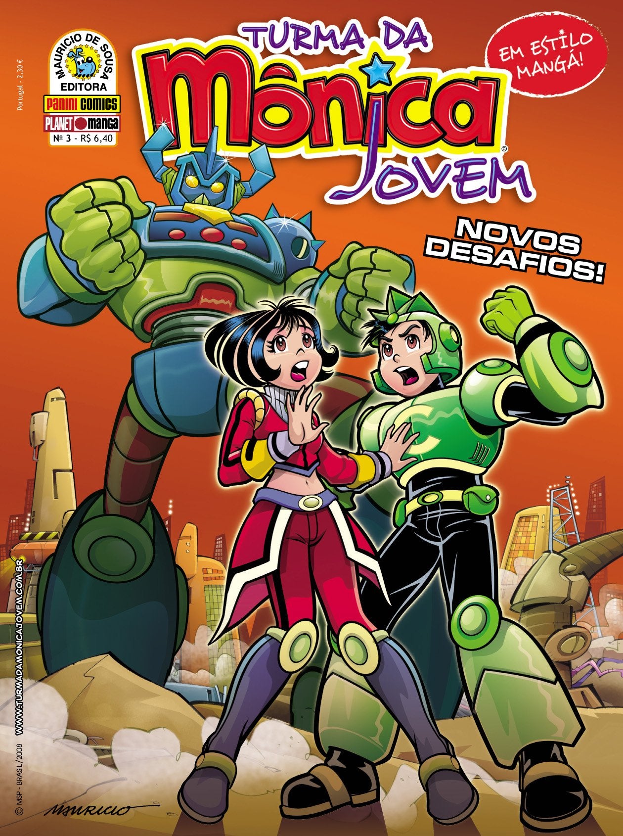 Turma da Mônica Jovem. Mangá - Volume 3 (Em Portuguese do Brasil) Books