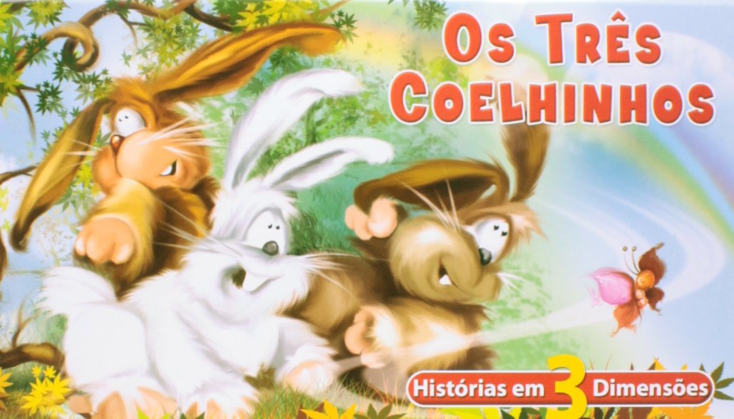 Os Três Coelhinhos - Coleção Contos de Encantar com Pop-Ups Books