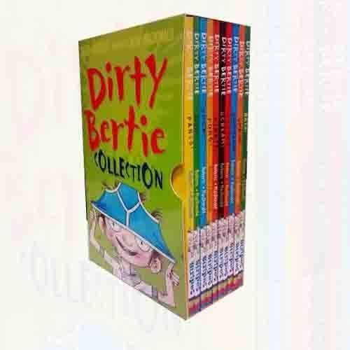 Dirty Bertie Collection Alan MacDonald 10 Books Box Set (Rats!, Smash!, Dinosaur!, Toothy!, Scream!, Pirate!, Pong!, Ouch!, Mud!, Pants!) Books