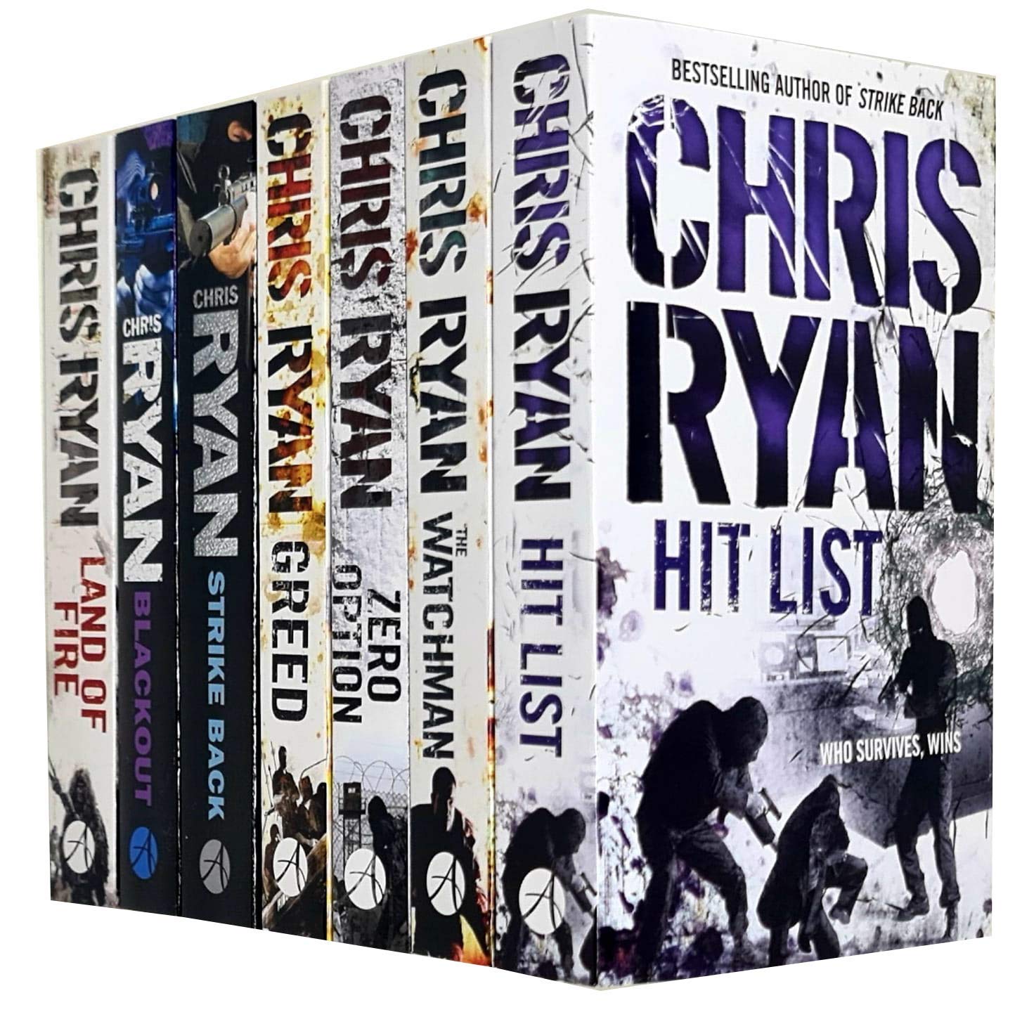 Chris Ryan Collection 7 Books Set Pack (Stand by stand by, Blackout, Greed, F... Books