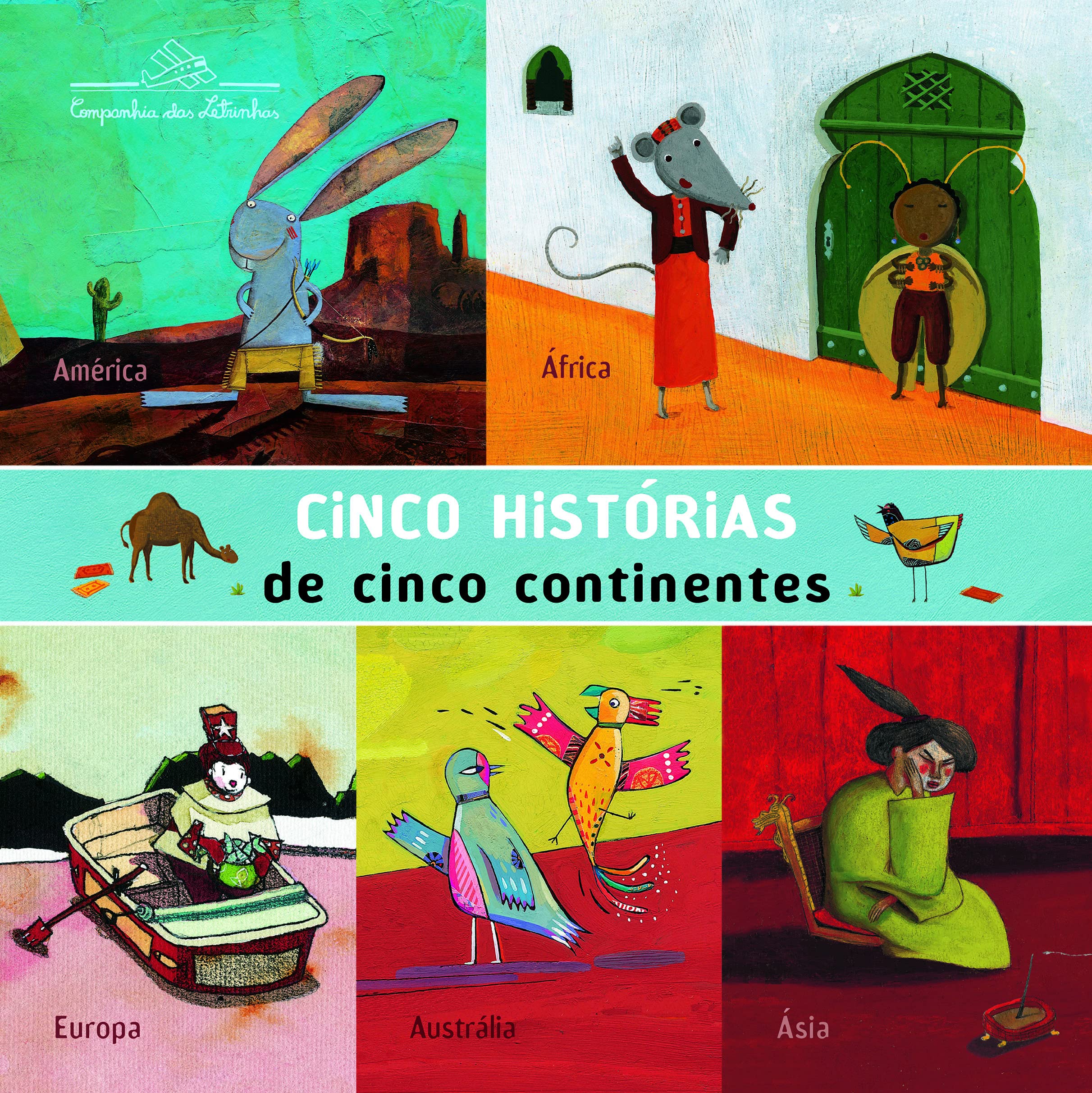 CINCO HISTÓRIAS DE CINCO CONTINENTES (Em Portuguese do Brasil) Books