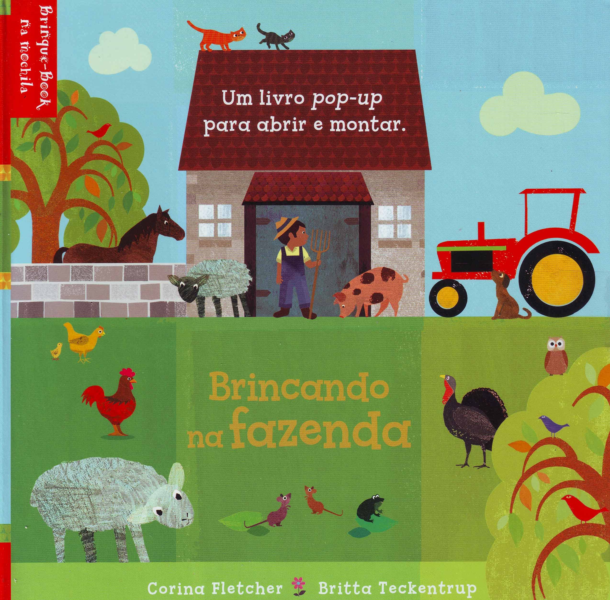 Brincando na Fazenda. Um Livro Pop-Up Para Abrir e Montar (Em Portuguese do Brasil) Books