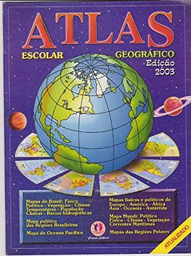 atlas escolar geografico de ciranda cultural pela ciranda Ed Books