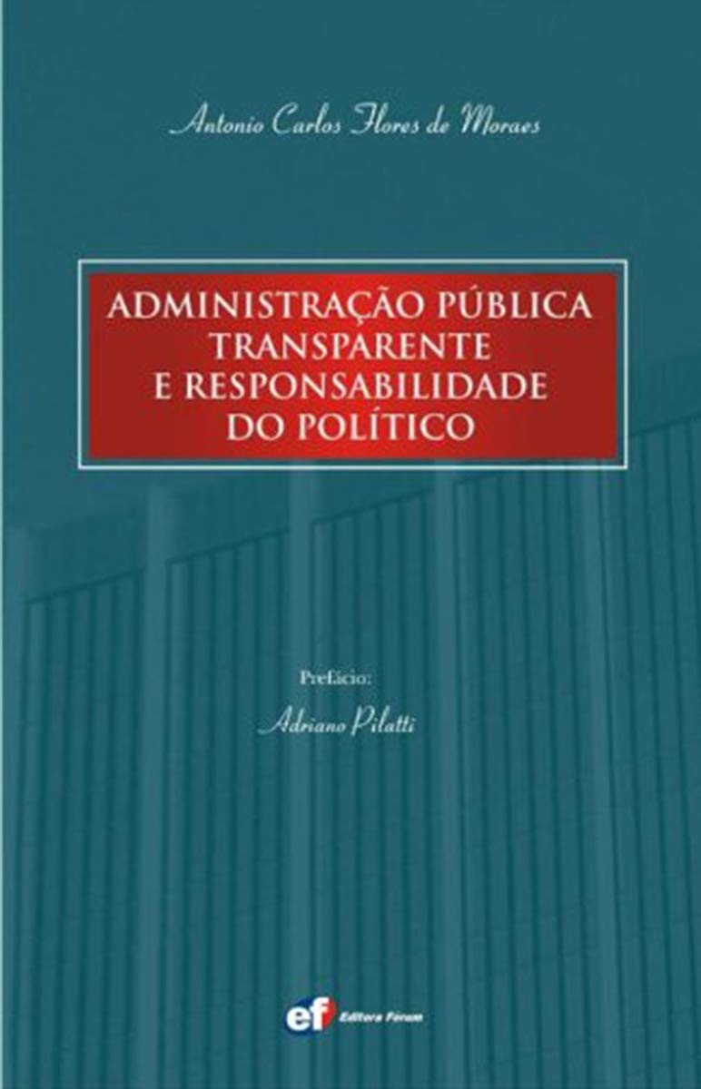 Product Image: Administração Pública Transparente e Responsabilidade do Político