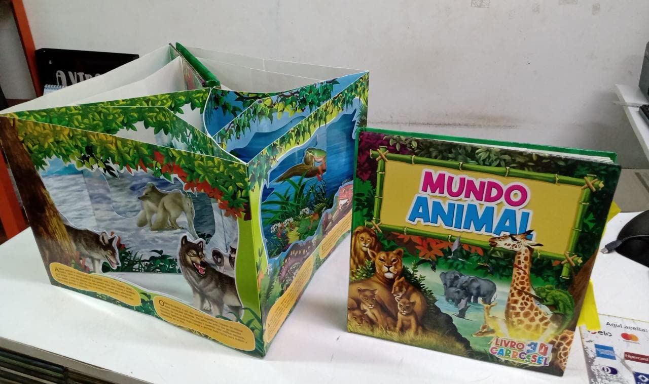 livro mundo animal livro 3d carros james misse Ed. 2022 Books