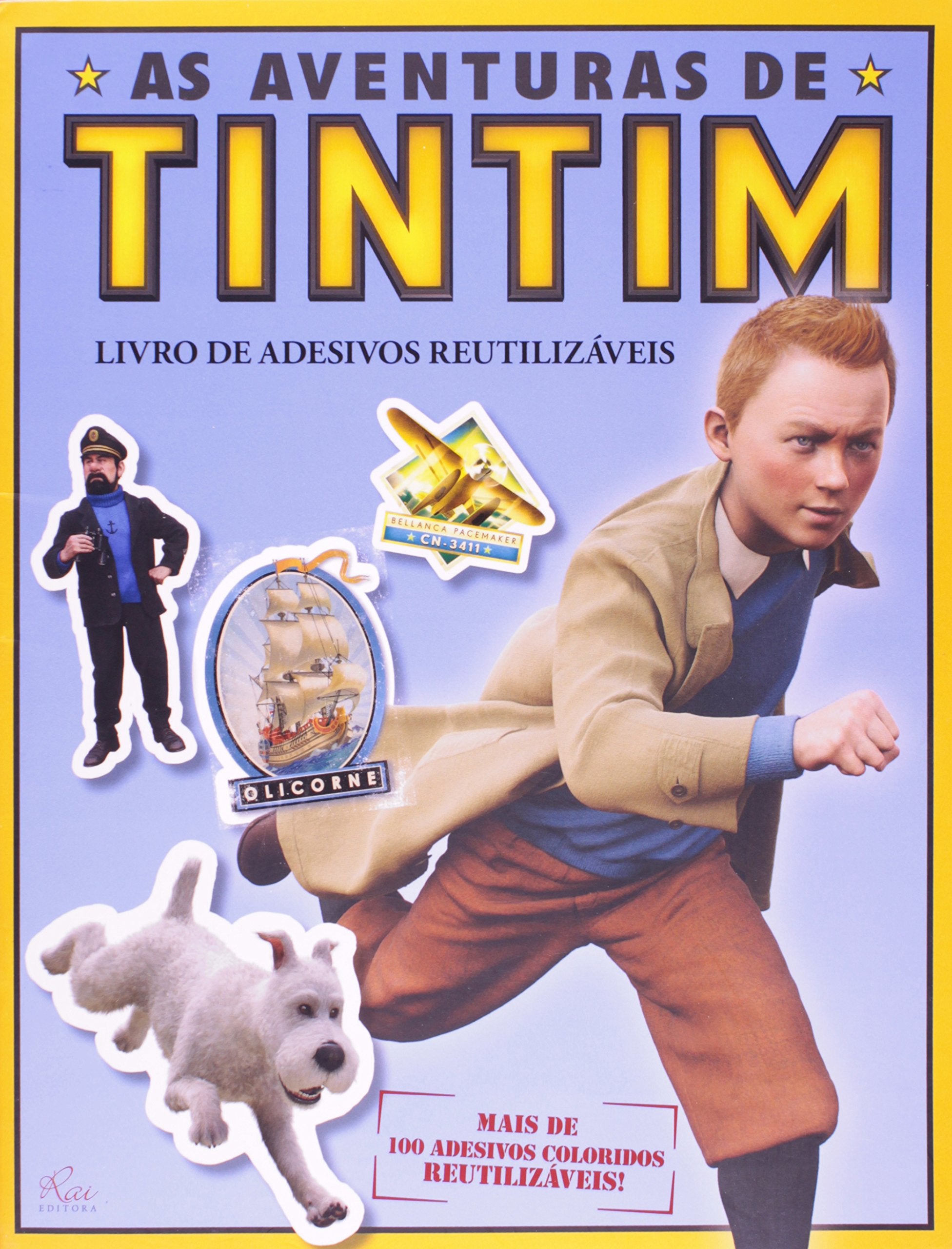 AVENTURAS DE TINTIM, AS - LIVRO DE ADESIVOS REUTILIZAVEIS Books