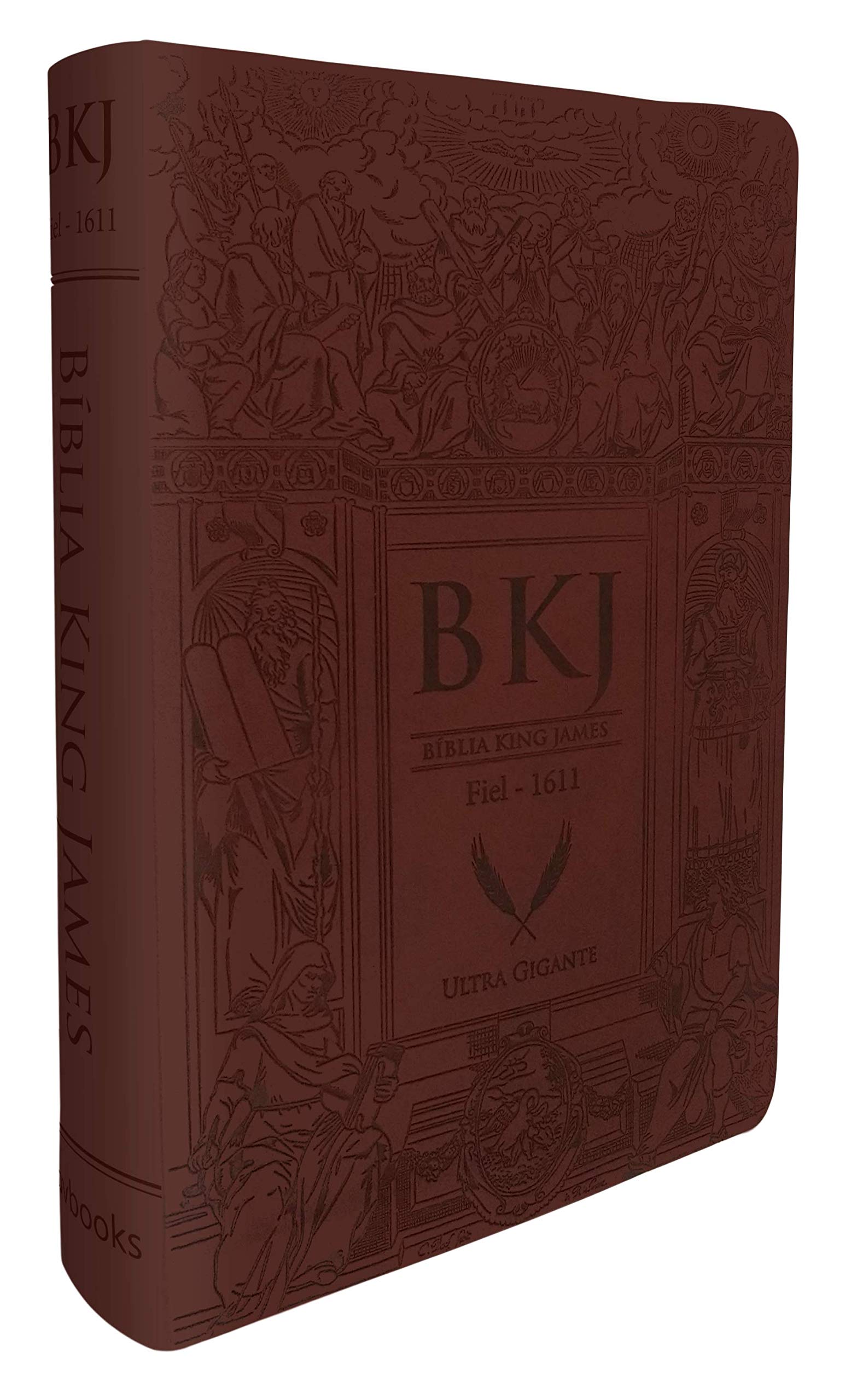Bíblia King James Fiel - Ultragigante Marrom book