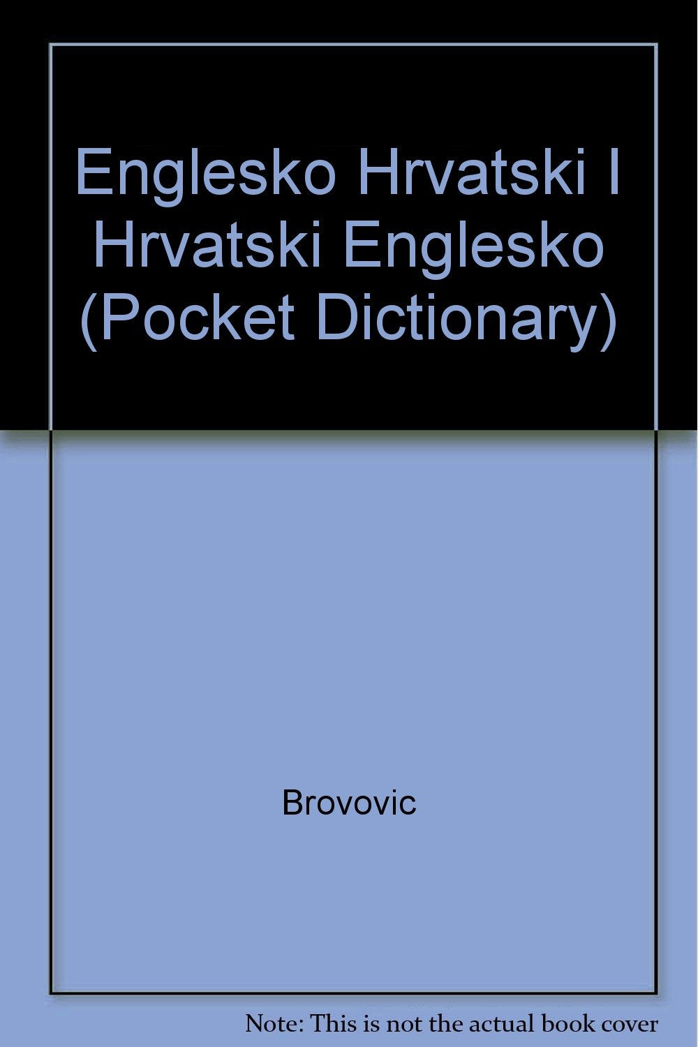 Englesko Hrvatski I Hrvatski Englesko (Pocket Dictionary) Books