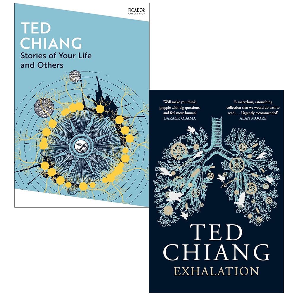Ted Chiang 2 Books Collection Set (Stories of Your Life and Others, Exhalation) Essays & Short Stories
