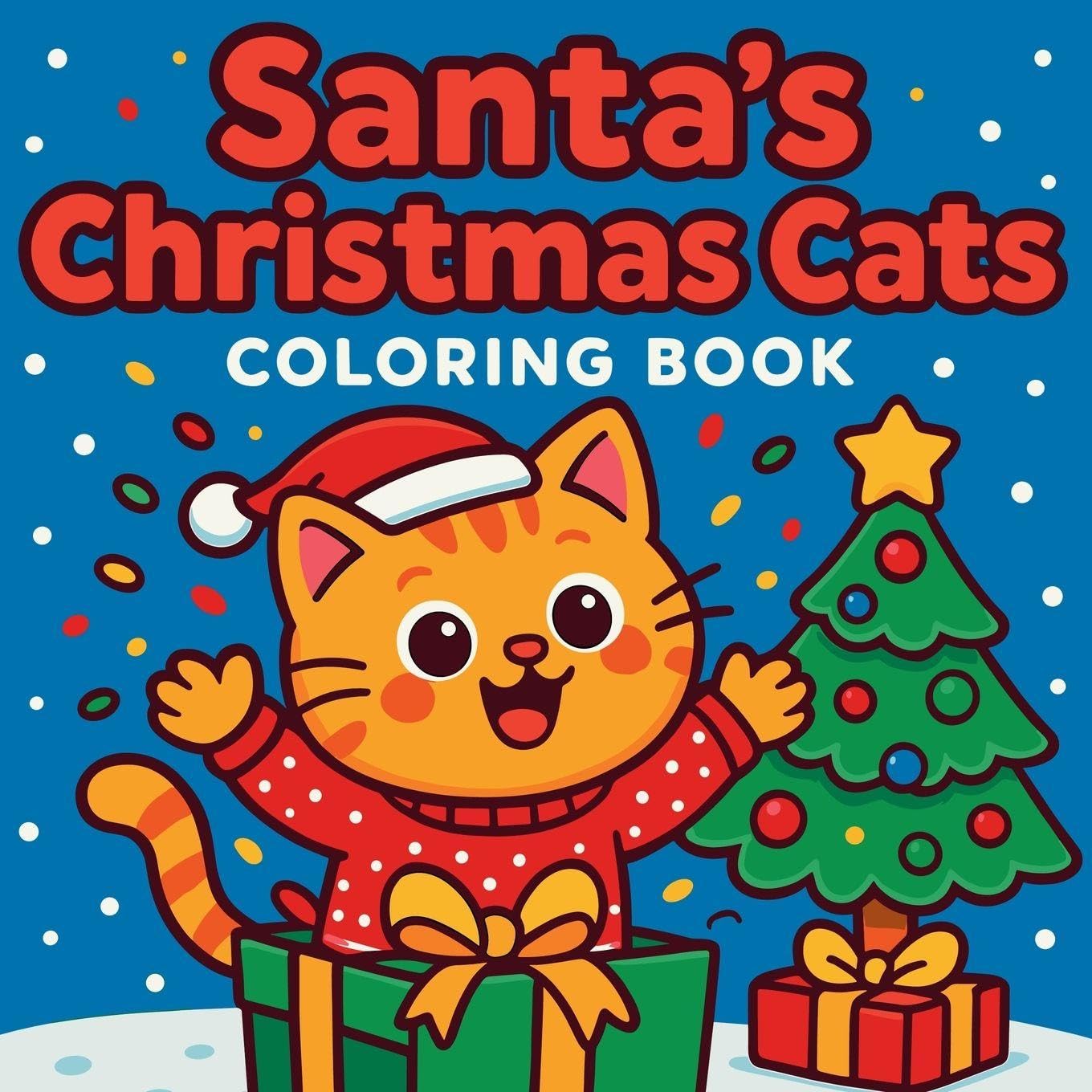 Santa's Christmas Cats - Coloring Book Non-fiction