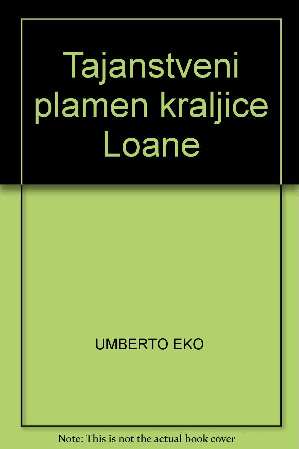 TAJANSTVENI PLAMEN KRALJICE LOANE Books
