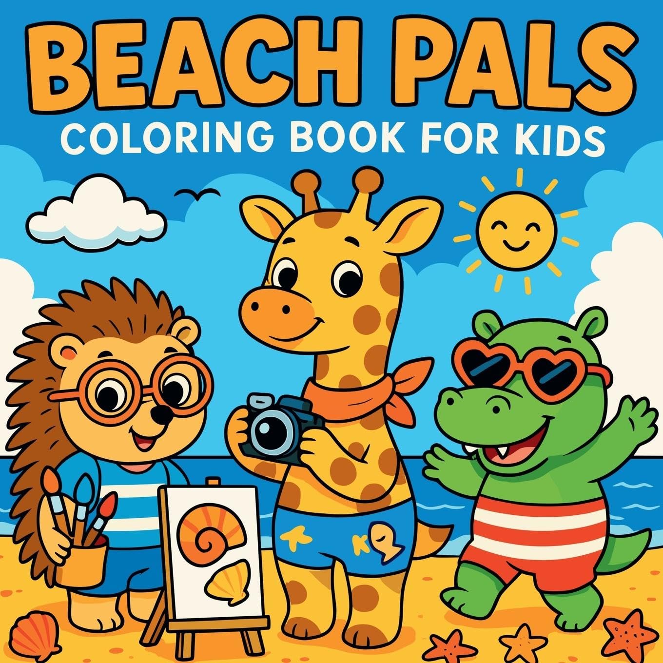 Beachy Pals - coloring book for kids Tiptoi & Games