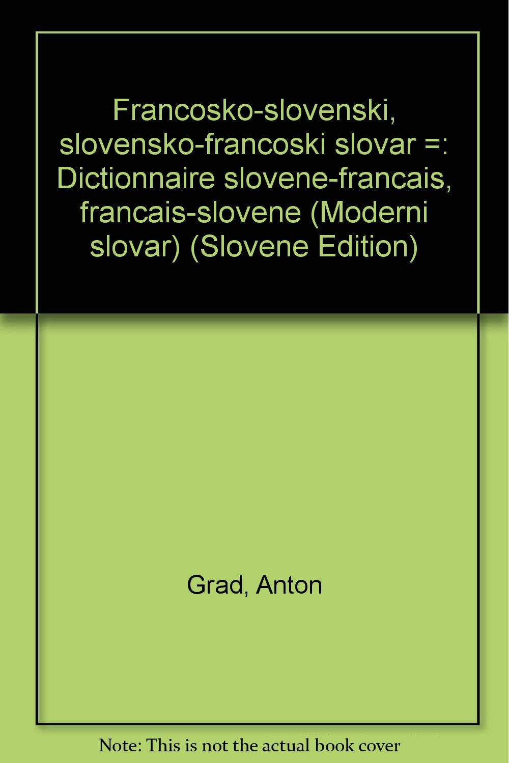 Moderni Slovar Books