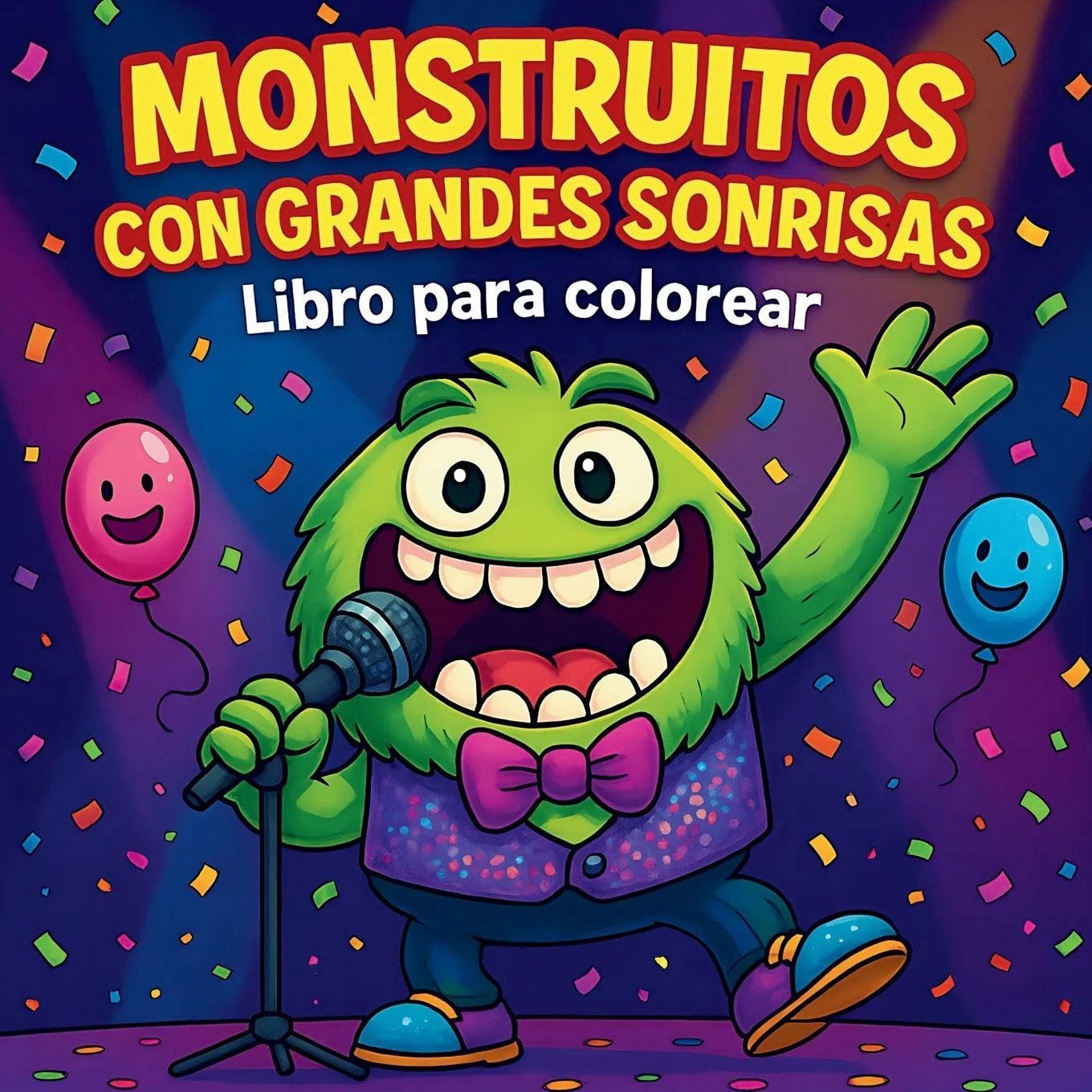 Monstruitos con Grandes Sonrisas - Libro para colorear Non-fiction