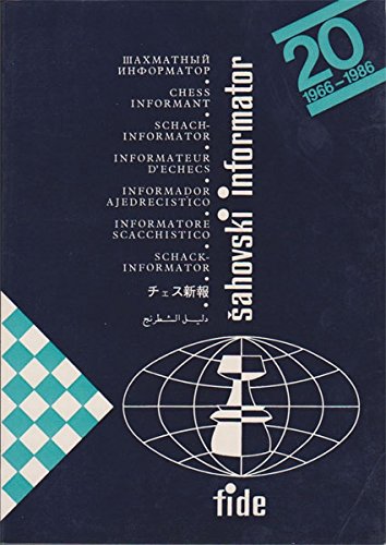 sahovski informator 40 chess informant (Schach Informator) Books