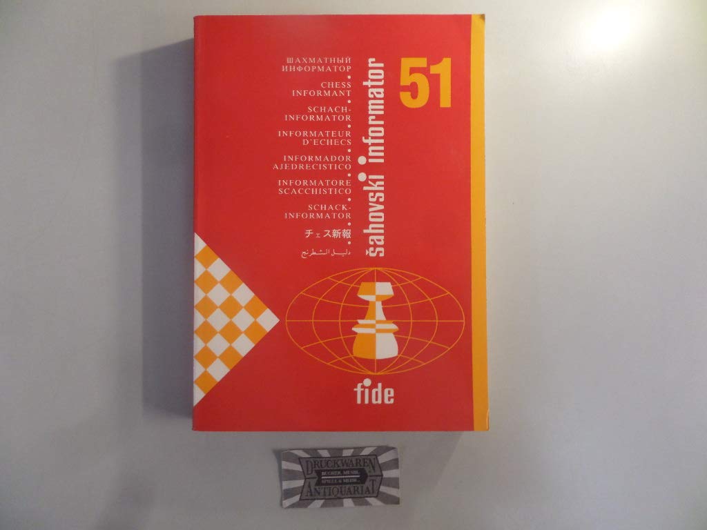 Chess Informant, 51: sahovski informator Books