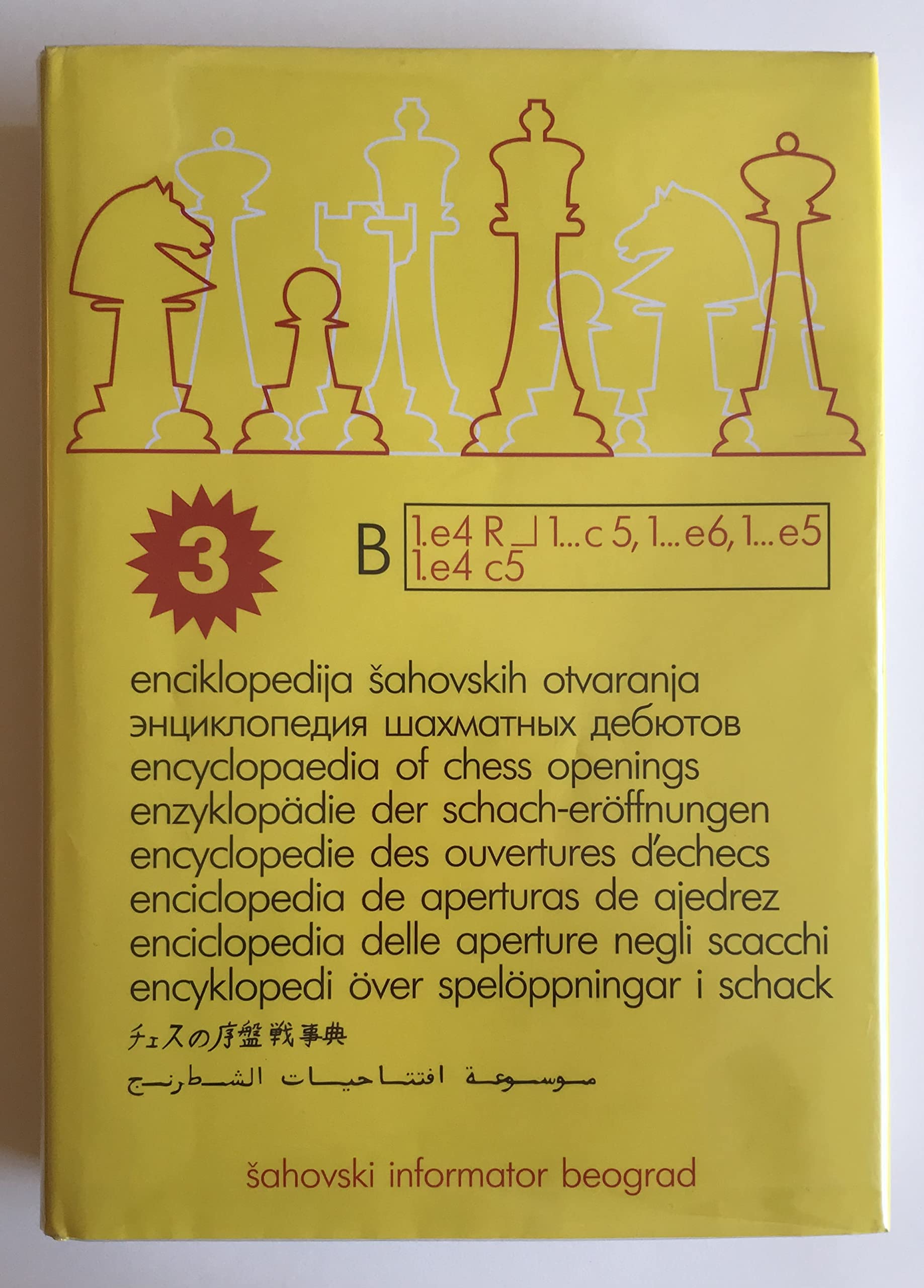 Encyclopedia of Chess Openings B Books