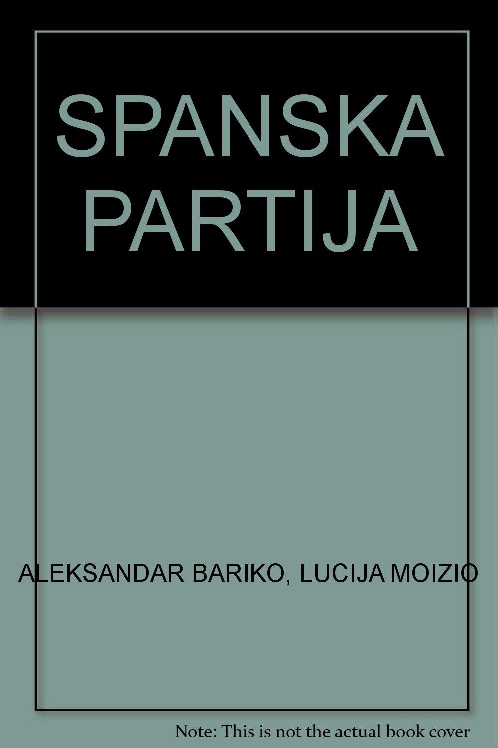 SPANSKA PARTIJA Books