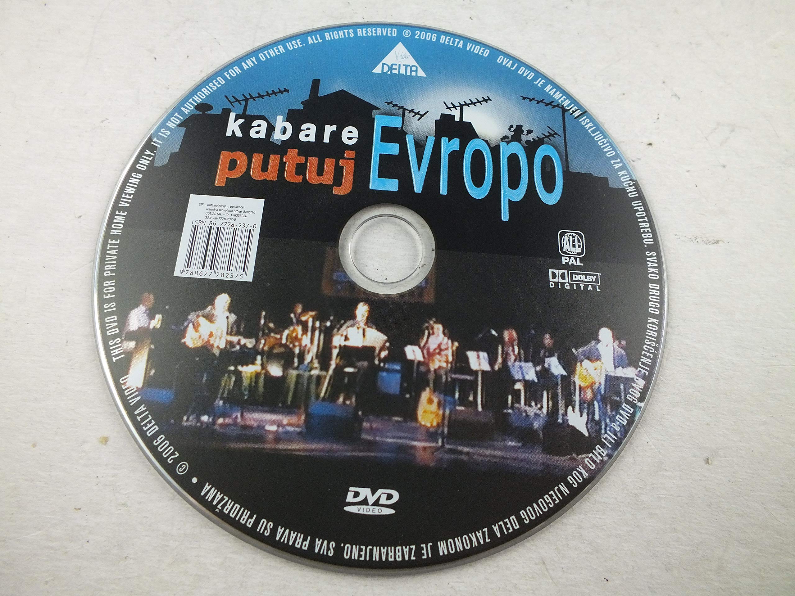 PUTUJ EVROPO, 1999 SRJ, Kabare Grana Sultanovica (DVD), srpski Films