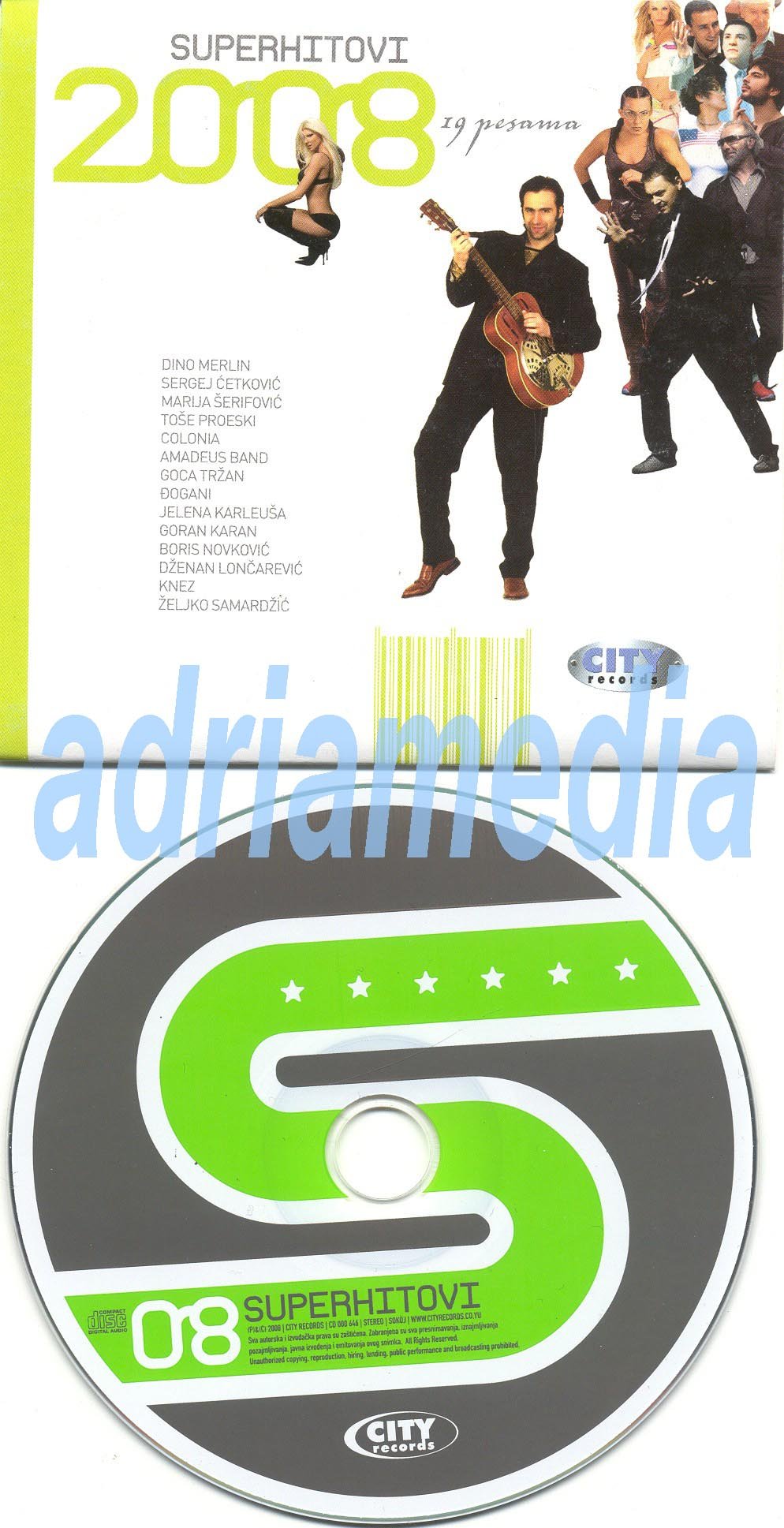 SUPER HITOVI 2008-19 hitova, superhitovi (CD) Music