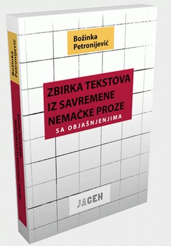 Zbirka tekstova iz savremene nemacke proze sa objasnjenjima book