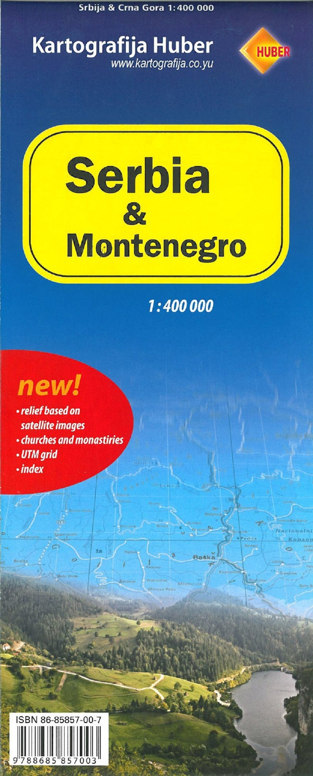 Serbia & Montenegro r/v (r) huber Maps & Plans