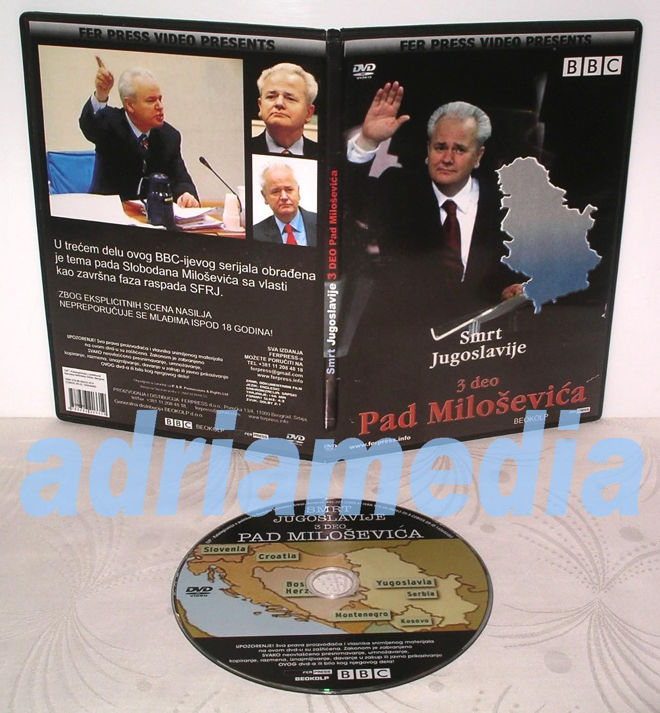 SMRT JUGOSLAVIJE 3. deo (DVD) - The Death of Yugoslavia - Pad Milosevica Films