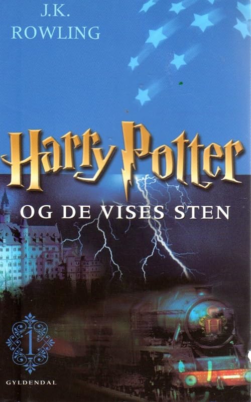 Harry Potter DÄNISCH - Harry Potter Og Vises Sten - rare cover Books