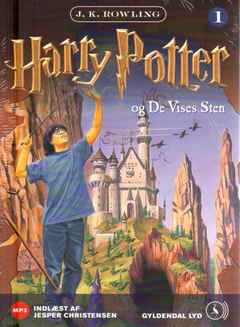 1 MP3 CD Hörbuch Harry Potter DÄNISCH - Harry Potter Og De Vises Sten (Stein der Weisen) Music