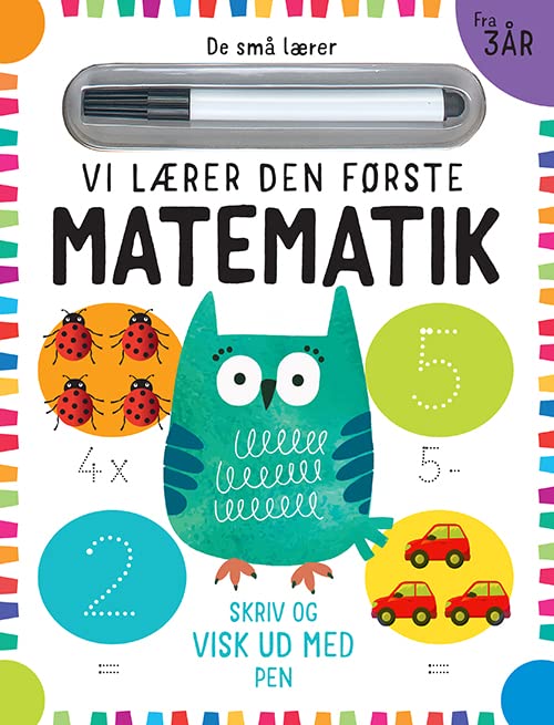 De sma lærer - Skriv og visk ud - Vi lærer den første matematik Books