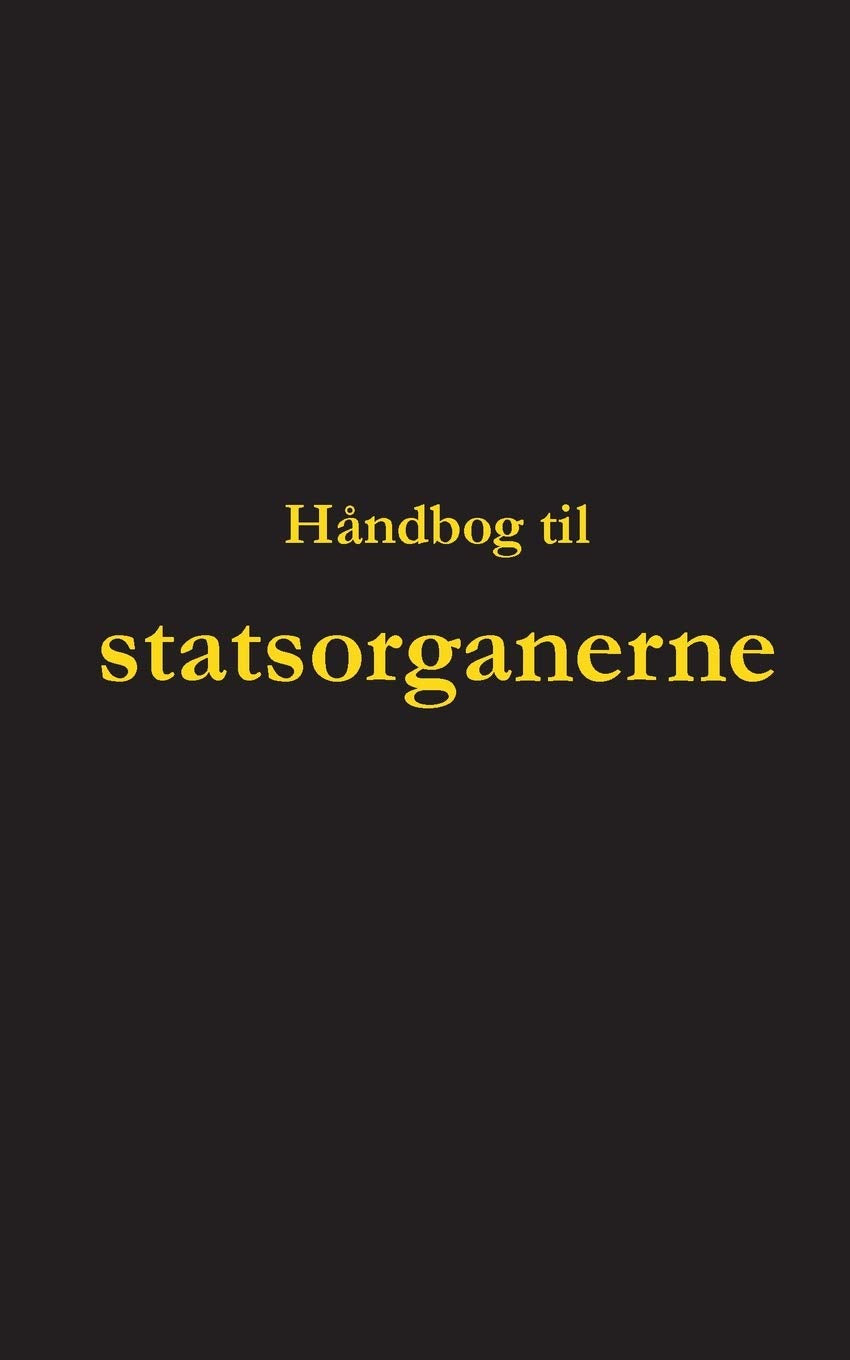 Product Image: Håndbog til statsorganerne