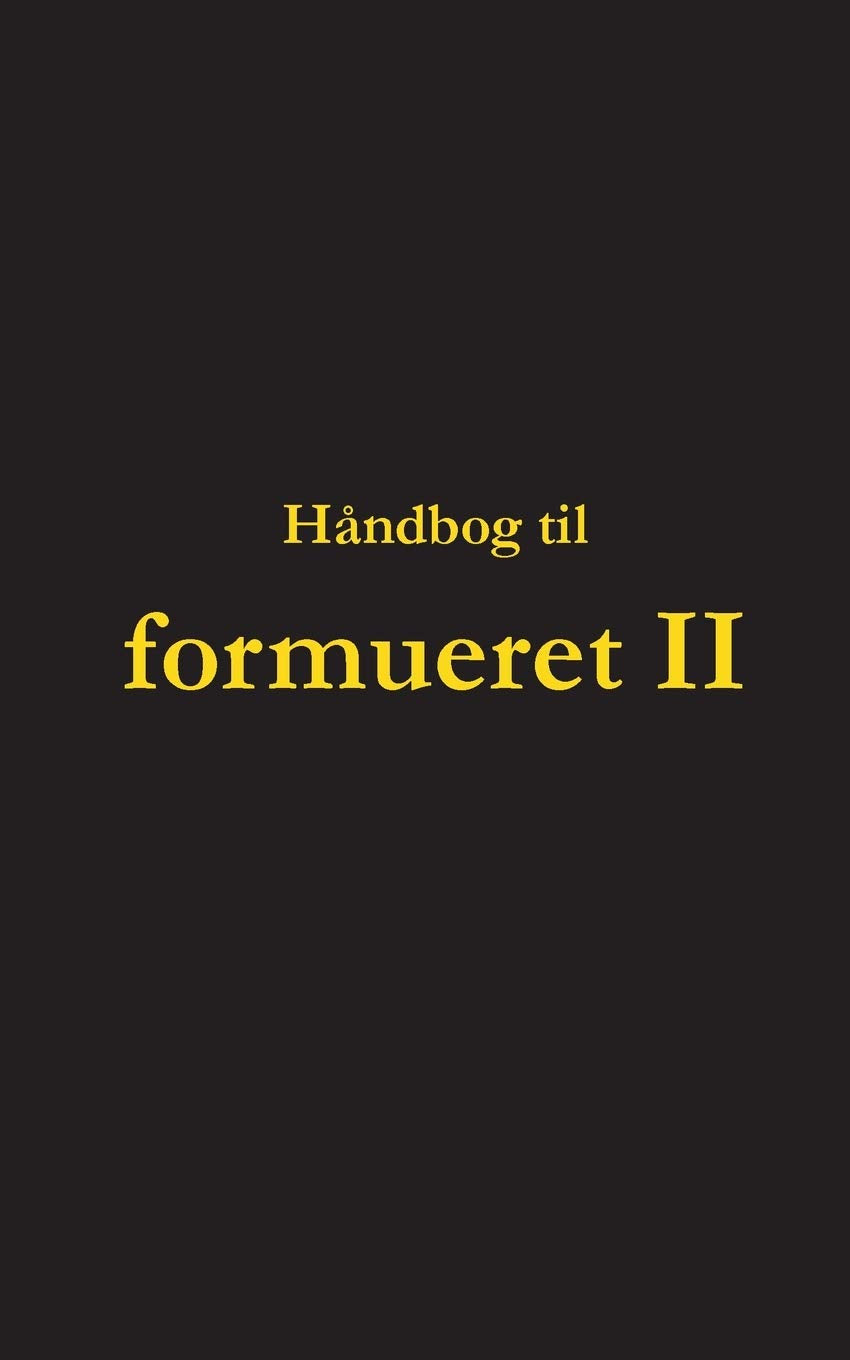 Product Image: Håndbog til formueret II