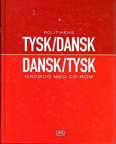 WÖRTERBUCH DÄNISCH Tysk Ordbog - Tysk/Dansk - Dansk/Tysk Books