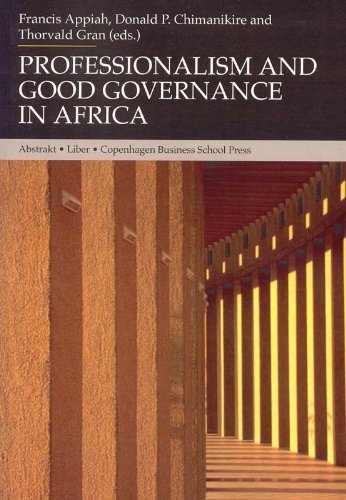 Professionalism and Good Governance in Africa Social Sciences