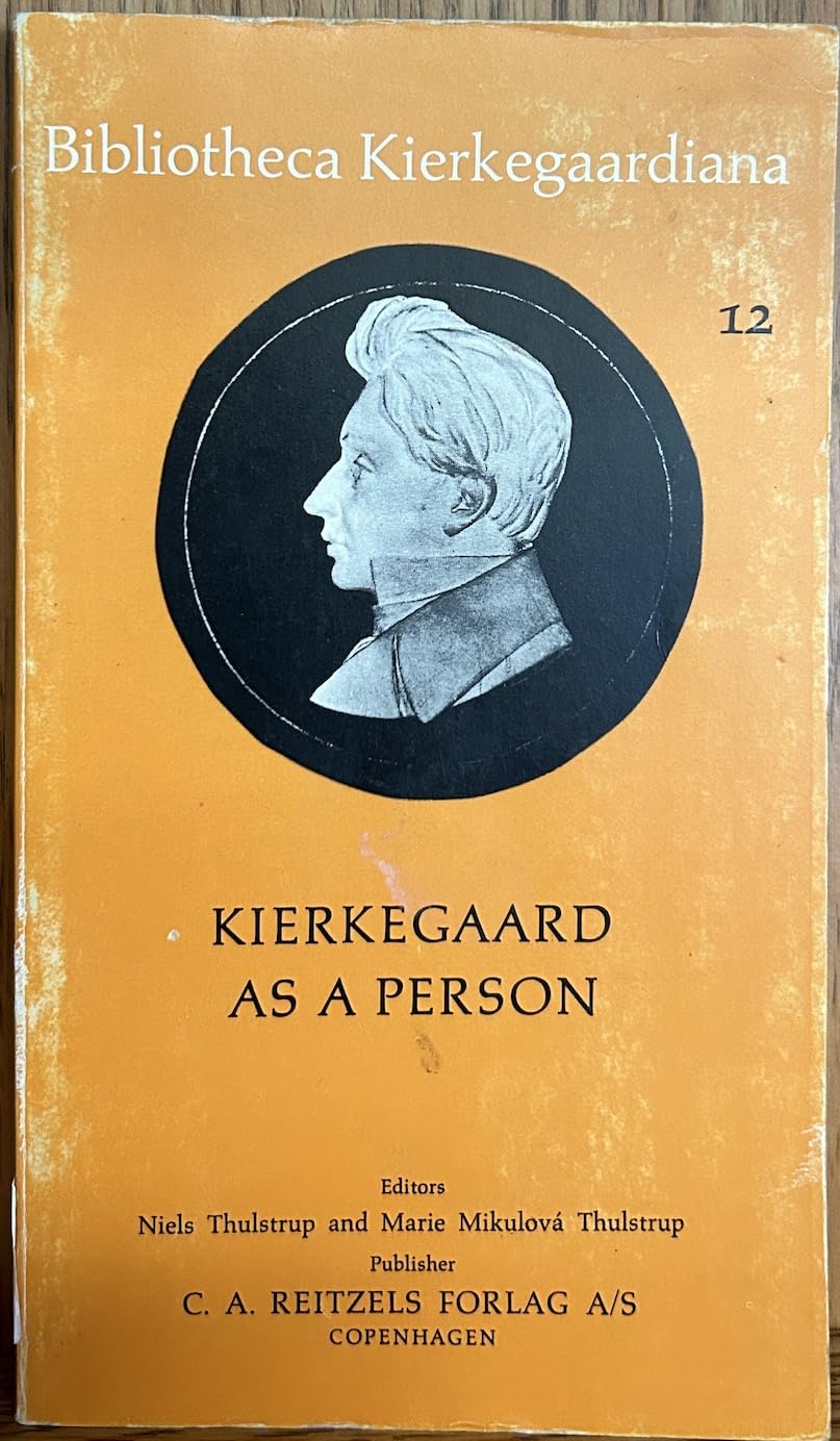 Kierkegaard as a person (Bibliotheca Kierkegaardiana) Books